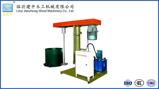 Machine de mélangeur de levage de contreplaqué utilisée dans la ligne de travail du bois/mélangeur d'ascenseur de travail du bois/utilisation facile/mélangeur de colle automatique